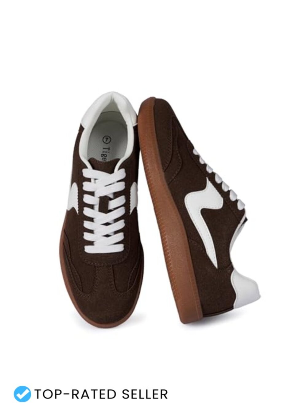 Women's Retro Fashion Sneakers Comfortable Lace-Up Tennis Shoes Casual